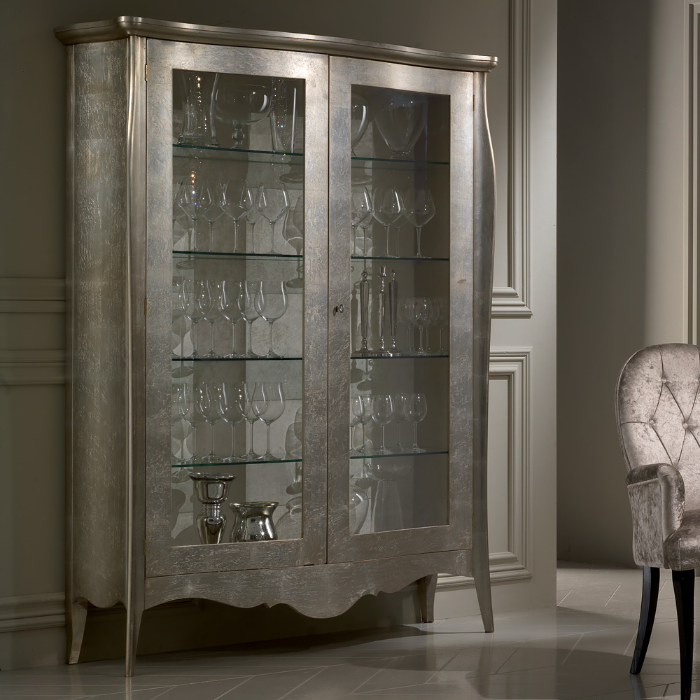 Champagne display cabinet outlet